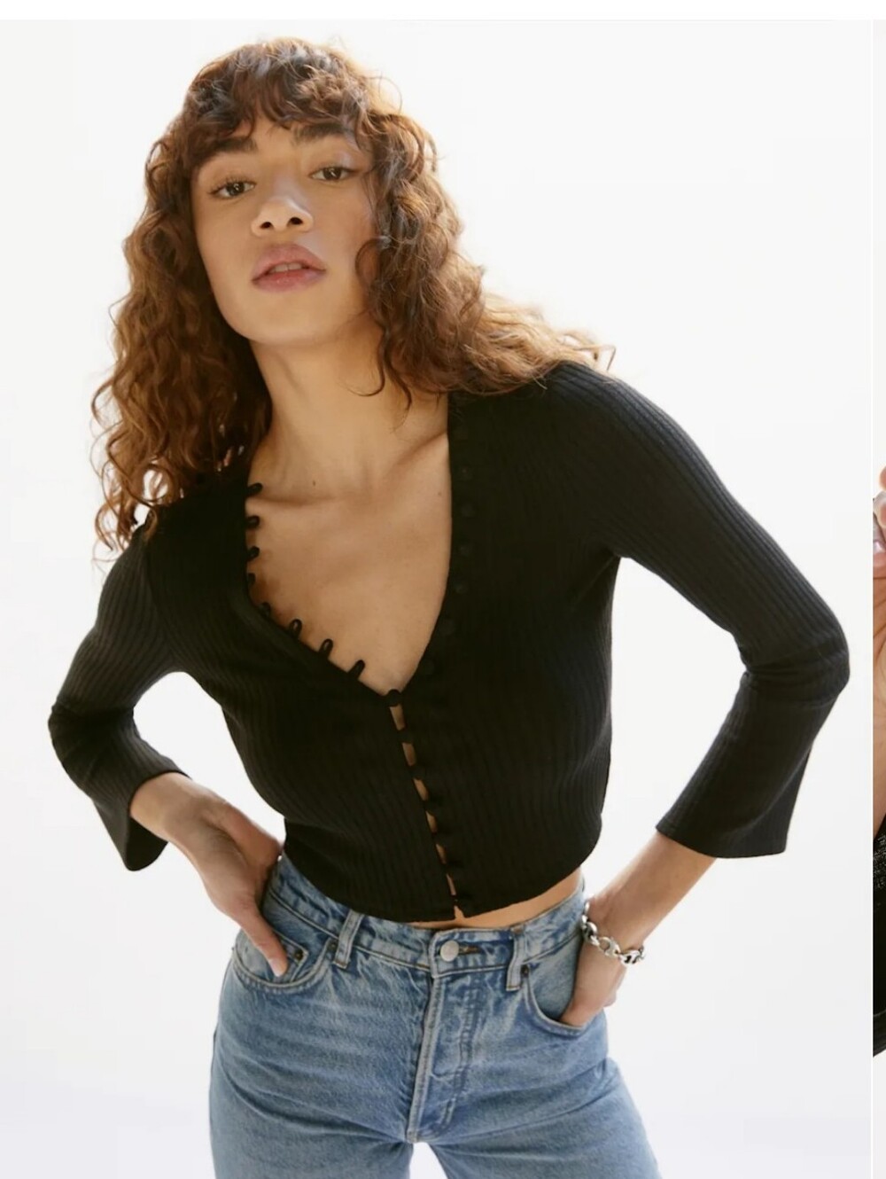 Reformation Kalina Knit Top